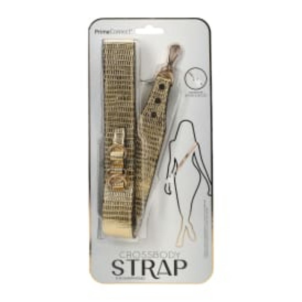 Gold Crossbody Phone Strap w/Phone Case Anchor NEW